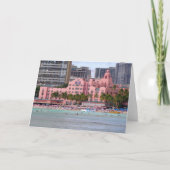 Königliches hawaiisches Hotel Karte (Vorderseite)