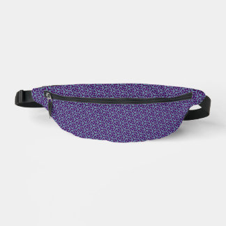 Königliches Hex-Weave Bauchtasche