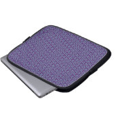 Königliches Hex-Weave Laptopschutzhülle (Vorne Knopf)