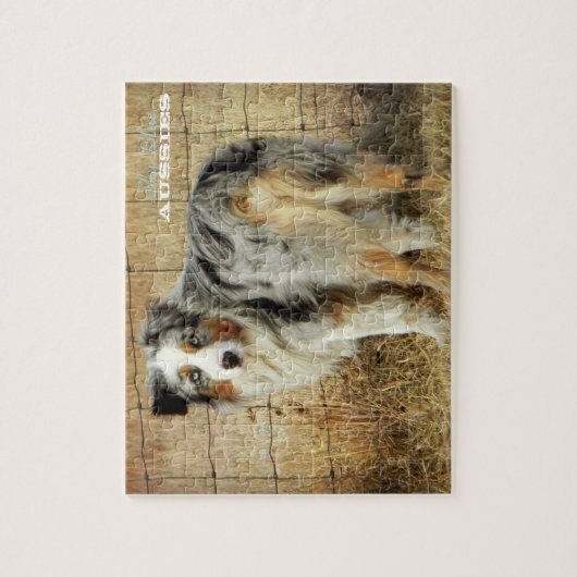 Königliches Himmel-Blau-Australier-Puzzlespiel Puzzle (Vertikal)