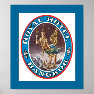 Königliches Hotel Bangkok Poster