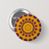 Königliches Kaleidoskop Button (Vorne & Hinten)