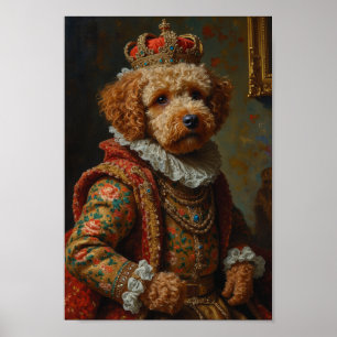 Königliches Lagotto Romagnolo Portrait Poster