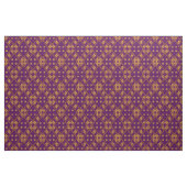 Königliches lila Lilien-Designer-Gewebe Stoff (Fat Quarter (45,7 x 55,9 cm))