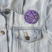 Königliches lila Unicursal Button (Beispiel)