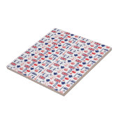 Königliches London-Sehenswürdigkeit-Muster Fliese (Seite)