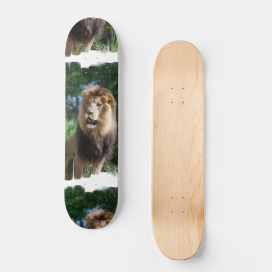 Königliches Löwe-Skateboard Skateboard (Vorderseite)