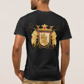 Königliches Löwe-Wappen 1 T-Shirt (Rückseite)