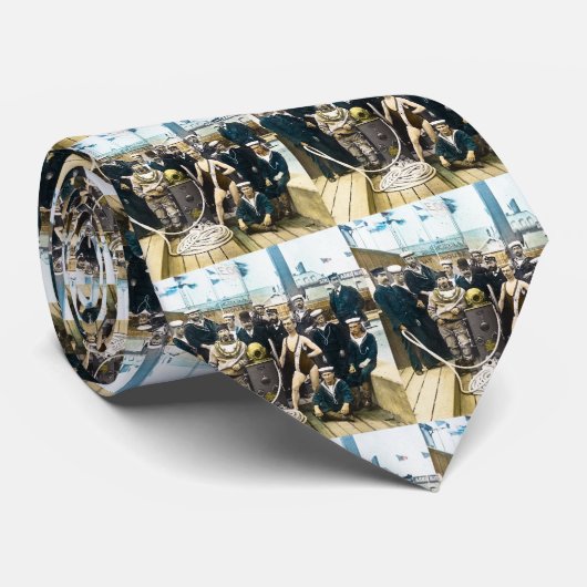 Königliches Marineausstellung1891 Vintager Krawatte (Gerollt)