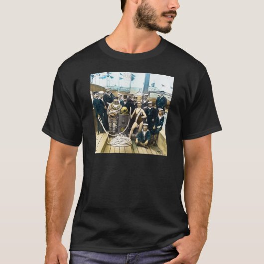Königliches Marineausstellung1891 Vintager T-Shirt (Vorderseite)