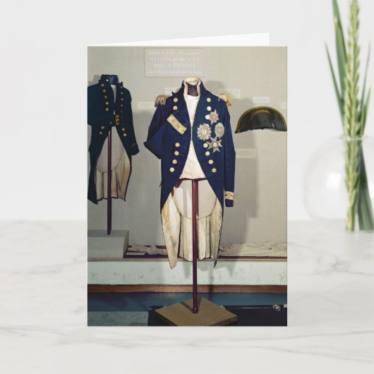 Königliches Marineeinheitliches getragen Karte (Vorderseite)