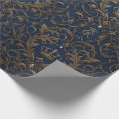 königliches Musterdesign Geschenkpapier (Ecke)