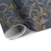 königliches Musterdesign Geschenkpapier (Rolleneckpunkt)