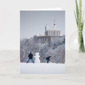 Königliches Observatorium Feiertagskarte (Vorderseite)