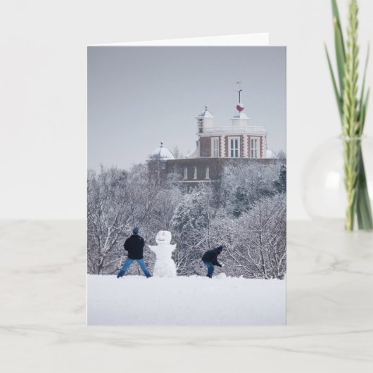 Königliches Observatorium Feiertagskarte (Vorderseite)