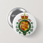 Königliches offizielles Wappen Wales Button (Vorne & Hinten)