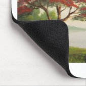 Königliches Poinciana (extravaganter Baum) Mousepad (Ecke)