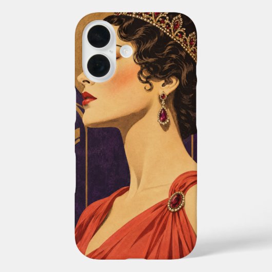 Königliches Profil Case-Mate iPhone Hülle (Rückseite)