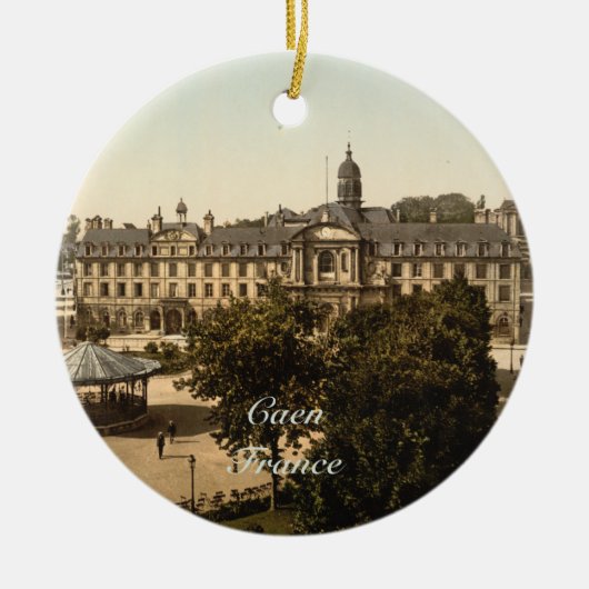 Königliches Quadrat, Caen, Basse-Normandie, Keramikornament (Vorne)