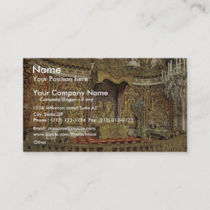 Königliches Schlafzimmer, Herrenchiemsee Schloss, Visitenkarte