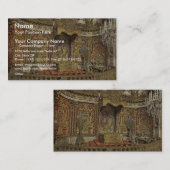 Königliches Schlafzimmer, Herrenchiemsee Schloss, Visitenkarte (Vorne/Hinten)