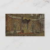 Königliches Schlafzimmer, Herrenchiemsee Schloss, Visitenkarte (Rückseite)
