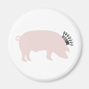 Königliches Schweinemagnet Magnet