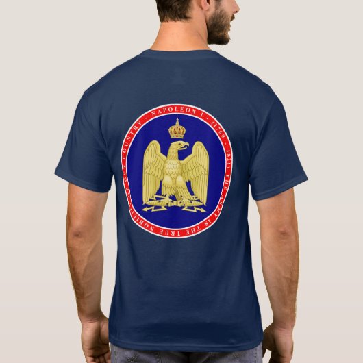 Königliches Siegel-Shirt Napoleon T-Shirt (Rückseite)