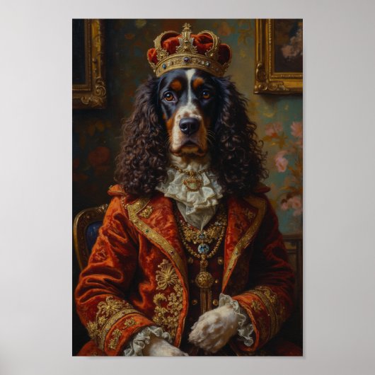 Königliches Springer Spaniel Portrait Poster (Vorne)