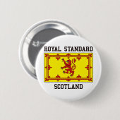 Königliches Standardschottland Button (Vorne & Hinten)