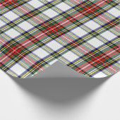 Königliches Stewart-Kleid kariert Geschenkpapier (Ecke)