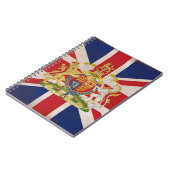 Königliches Wappen auf Gewerkschaft Jack Notizblock (Linke Seite)