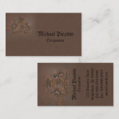 Königliches Wappen ~ Geschäfts-Karten-königliches Visitenkarte (Vorne/Hinten)