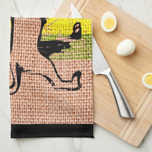 Königlöwe Geschirrtuch (Viertel Falte)