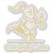 Königreich Algorithmia Custom-Cut Vinyl Sticker (Vorderseite)