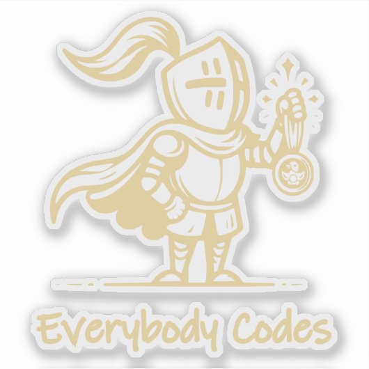 Königreich Algorithmia Custom-Cut Vinyl Sticker (Vorderseite)