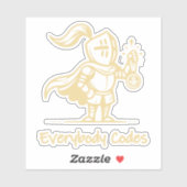 Königreich Algorithmia Custom-Cut Vinyl Sticker (Blatt)