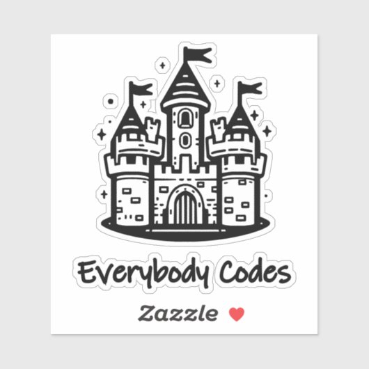 Königreich Algorithmia Custom-Cut Vinyl Sticker (Blatt)