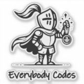 Königreich Algorithmia Custom-Cut Vinyl Sticker (Vorderseite)