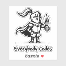 Königreich Algorithmia Custom-Cut Vinyl Sticker