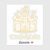 Königreich Algorithmia Custom-Cut Vinyl Sticker (Blatt)