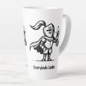 Königreich Algorithmia Latte Tasse (Rechte Ecke)