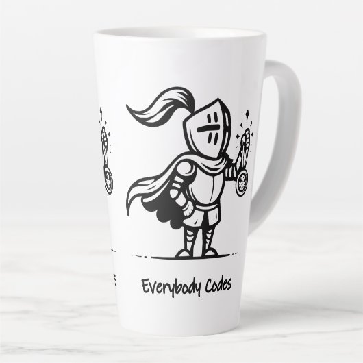 Königreich Algorithmia Latte Tasse (Rechte Ecke)