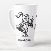 Königreich Algorithmia Latte Tasse (Linke Ecke)