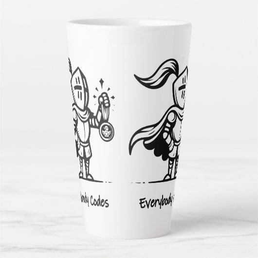 Königreich Algorithmia Latte Tasse (Vorderseite)