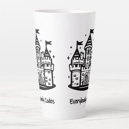 Königreich Algorithmia Latte Tasse (Vorderseite)