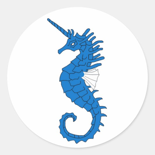 Königreich Atlantia Populace Abzeichen Runder Aufkleber (Vorderseite)