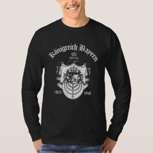 Königreich Bayern Wappen Zuhause Bayerisch T-Shirt
