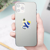 Königreich Bosnien - Wappen Aufkleber (Telefon)