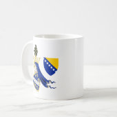 Königreich Bosnien - Wappen Kaffeetasse (Vorderseite Links)